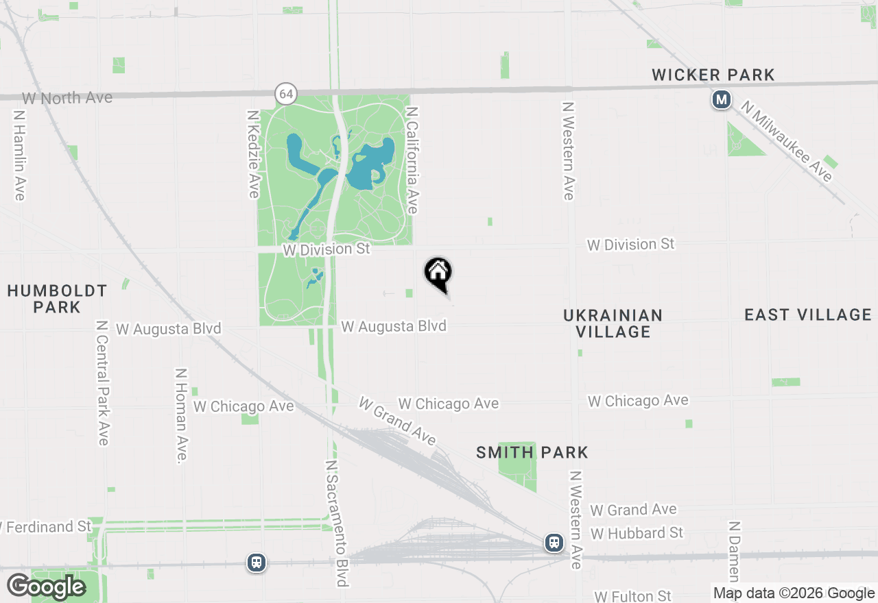 Map of 2724 W Cortez Street #3, Chicago, IL 60622