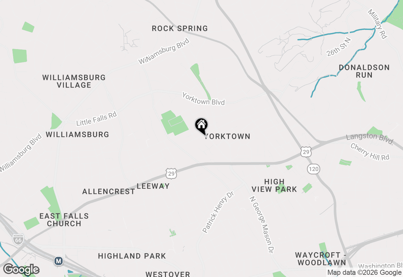 Map of 5250 26th Street N, Arlington, VA 22207