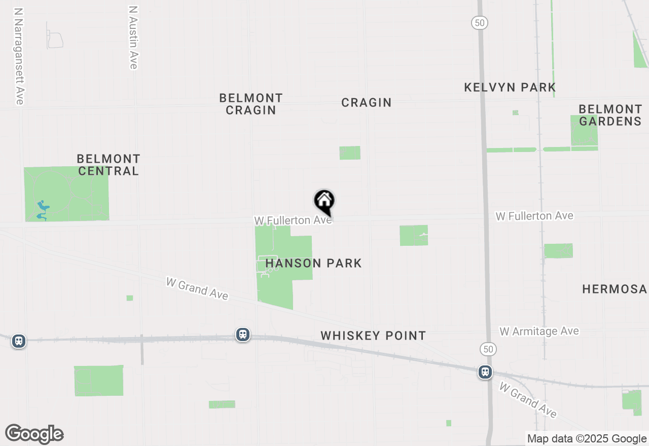 Map of 5333 W Fullerton Avenue #GDN, Chicago, IL 60639