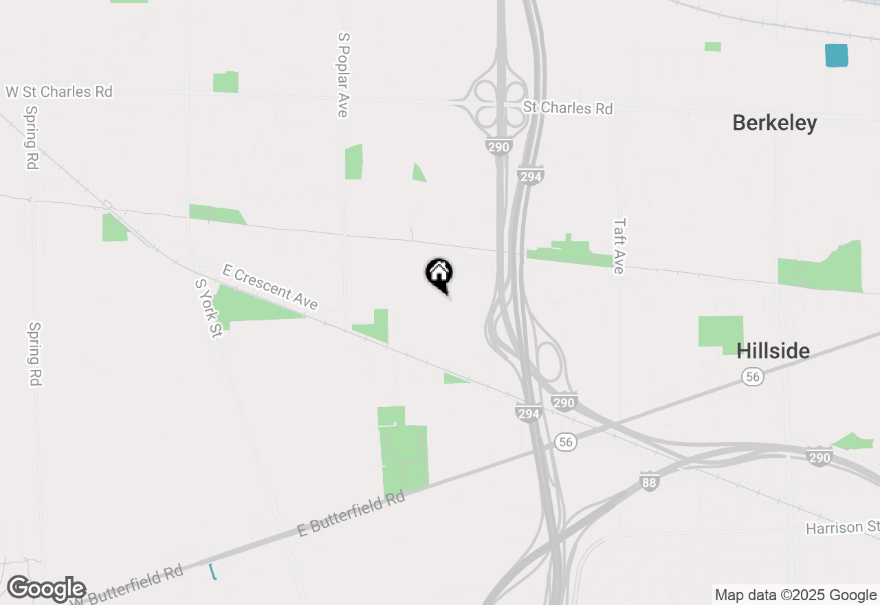 Map of 425 E Crescent Avenue, Elmhurst, IL 60126