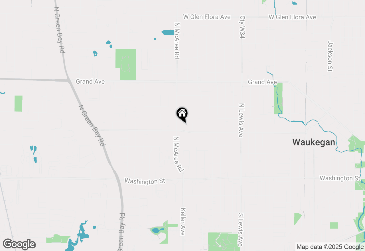 Map of 336 Flossmoor Avenue, Waukegan, IL 60085