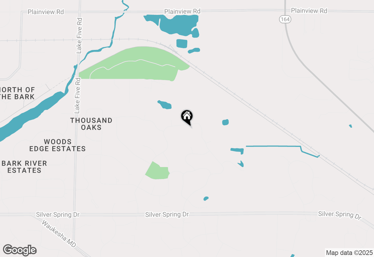 Map of N70W26457 Thousand Oaks Drive, Sussex, WI 53089