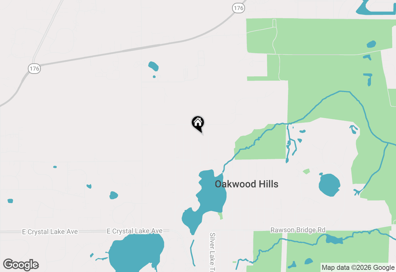 Map of 5405 Burwood Road, Oakwood Hills, IL 60013