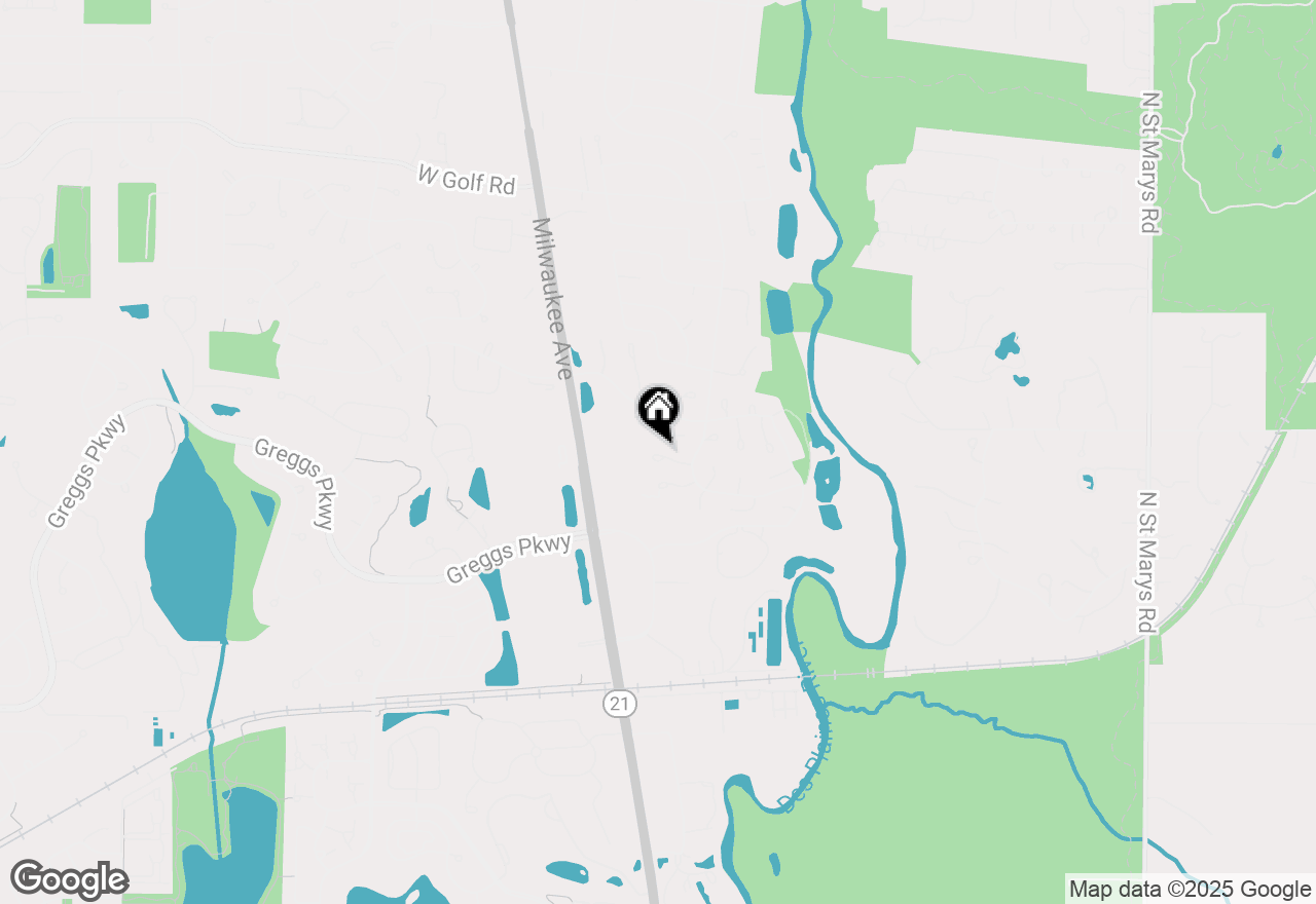 Map of 716 Ascot Court #104B, Libertyville, IL 60048