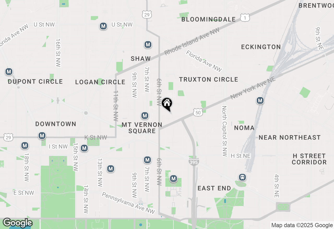 Map of 458 M Street Nw #A-UPPER LEVEL, Washington, DC 20001