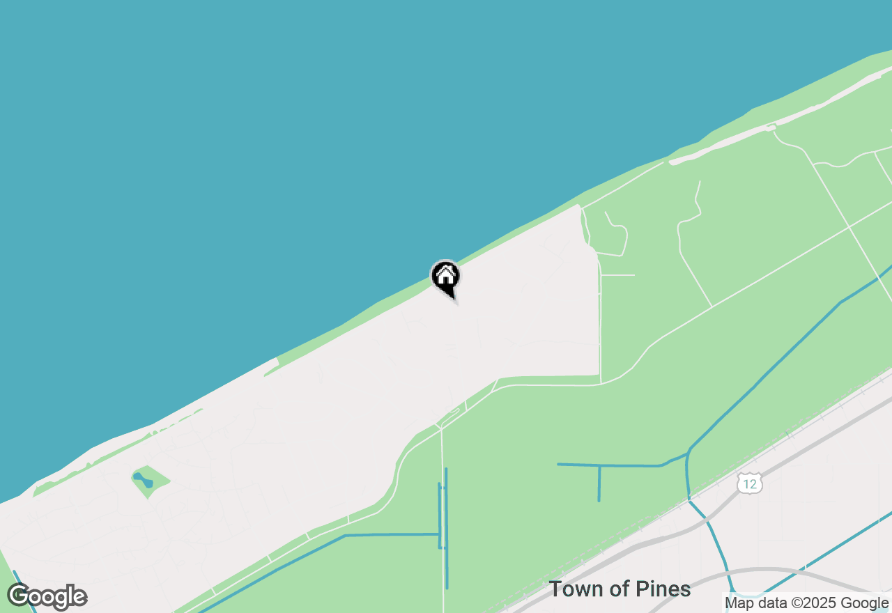 Map of 0 Lake Shore Co Road, Beverly Shores, IN 46301