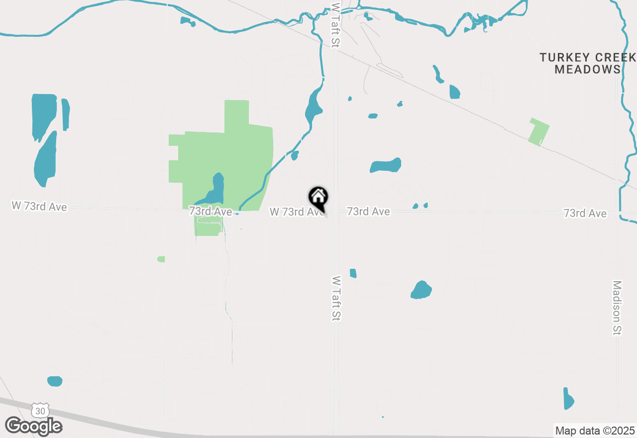 Map of 2310 W 73rd Avenue, Merrillville, IN 46410