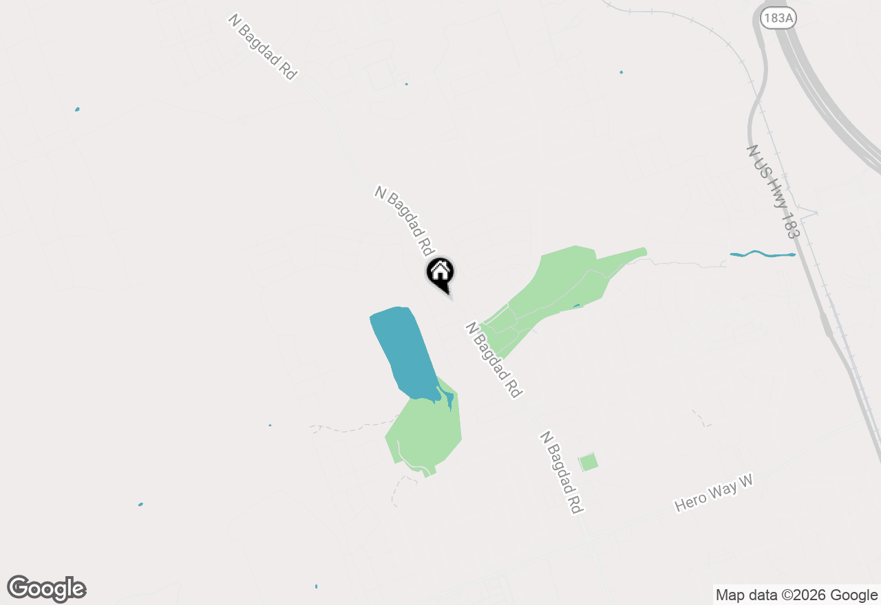 Map of 1337 Weatherford Ln, Leander, TX 78641