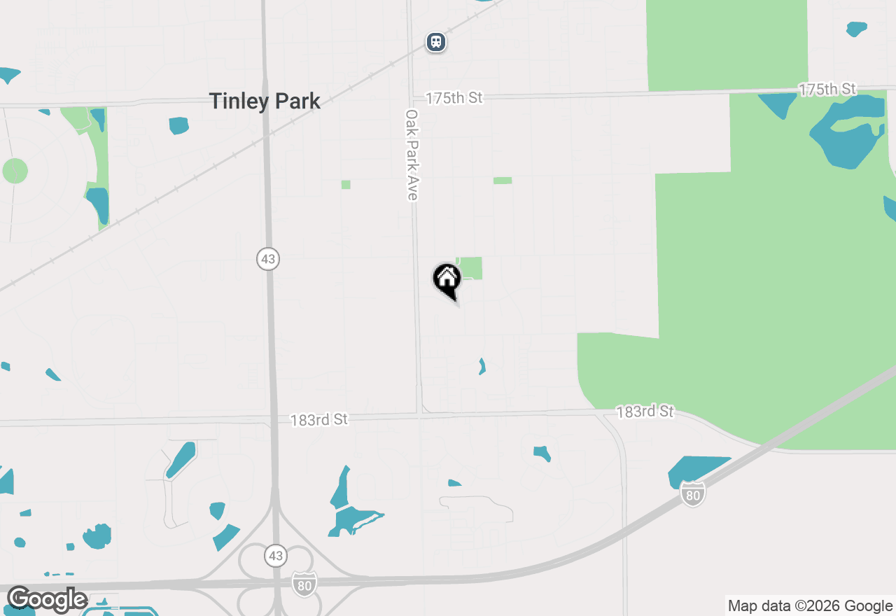 Map of 6755 180th Street #6, Tinley Park, IL 60477