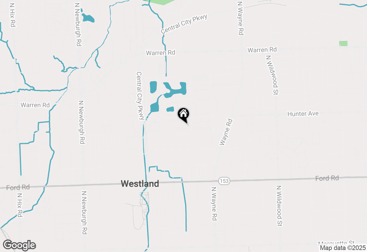Map of 35760 Castlewood Court, Westland, MI 48185