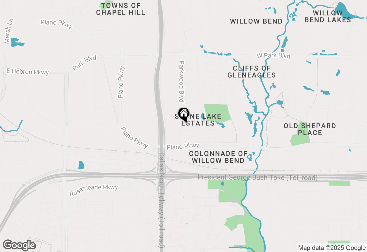 Map of 1417 Tree Farm Drive, Plano, TX 75093