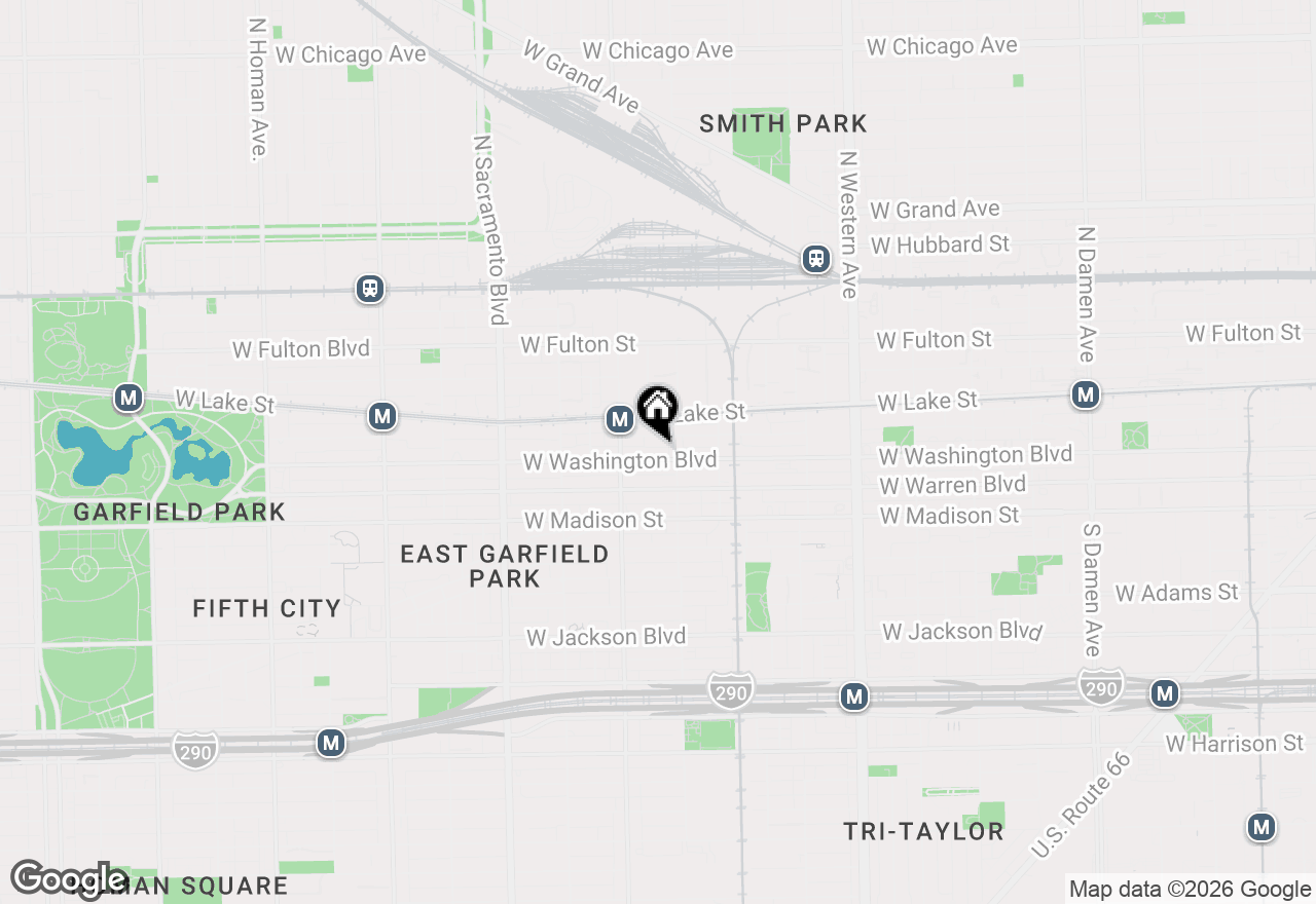 Map of 2718 W Washington Boulevard, Chicago, IL 60612