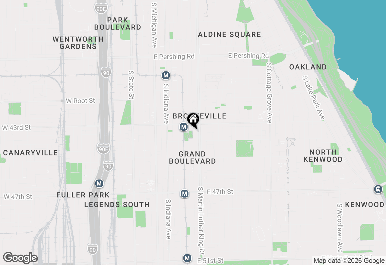 Map of 4331-4336 South Vernon Avenue
