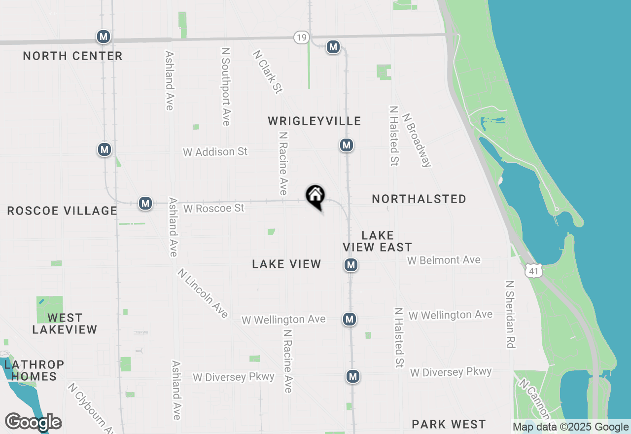 Map of 3339 N Seminary Avenue #1, Chicago, IL 60657