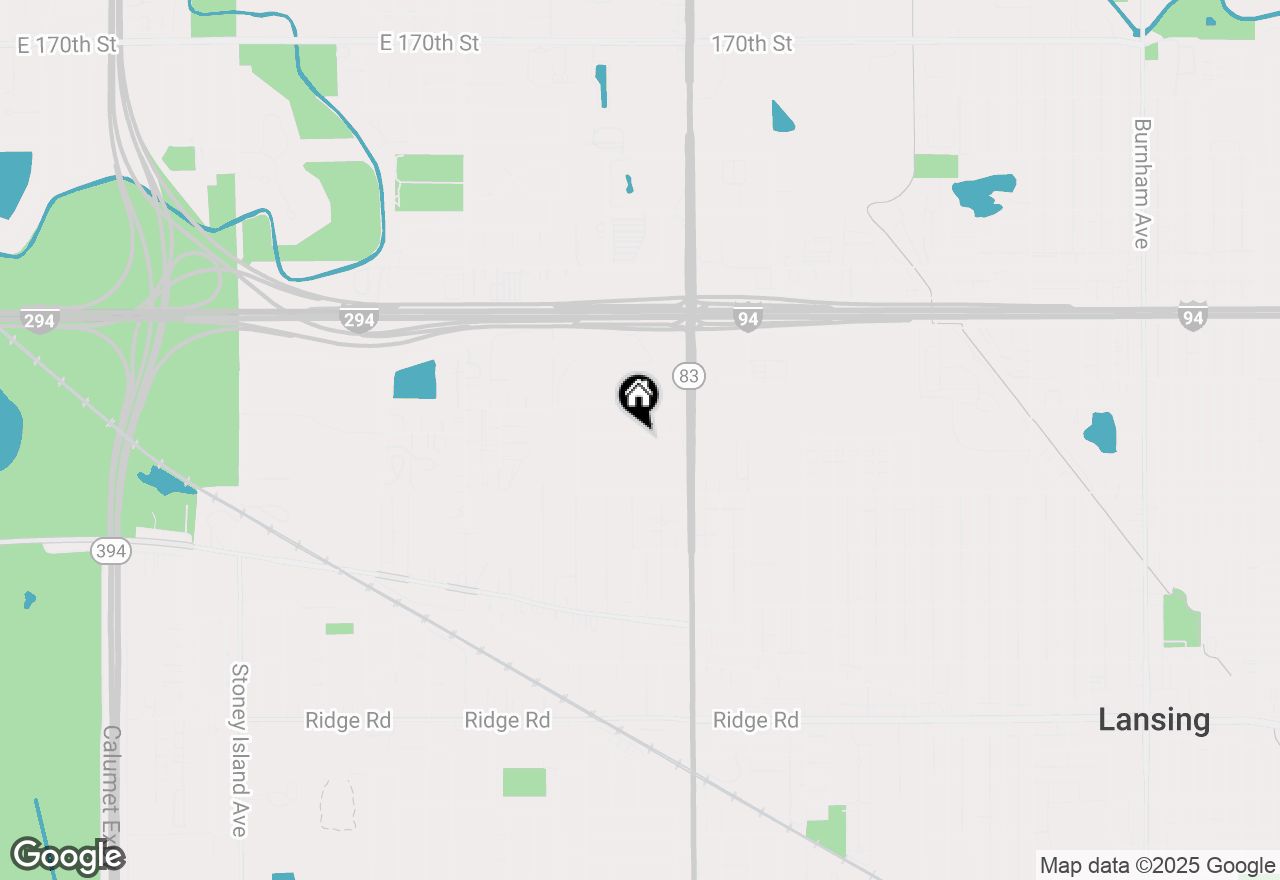 Map of 2307 177th Street, Lansing, IL 60438