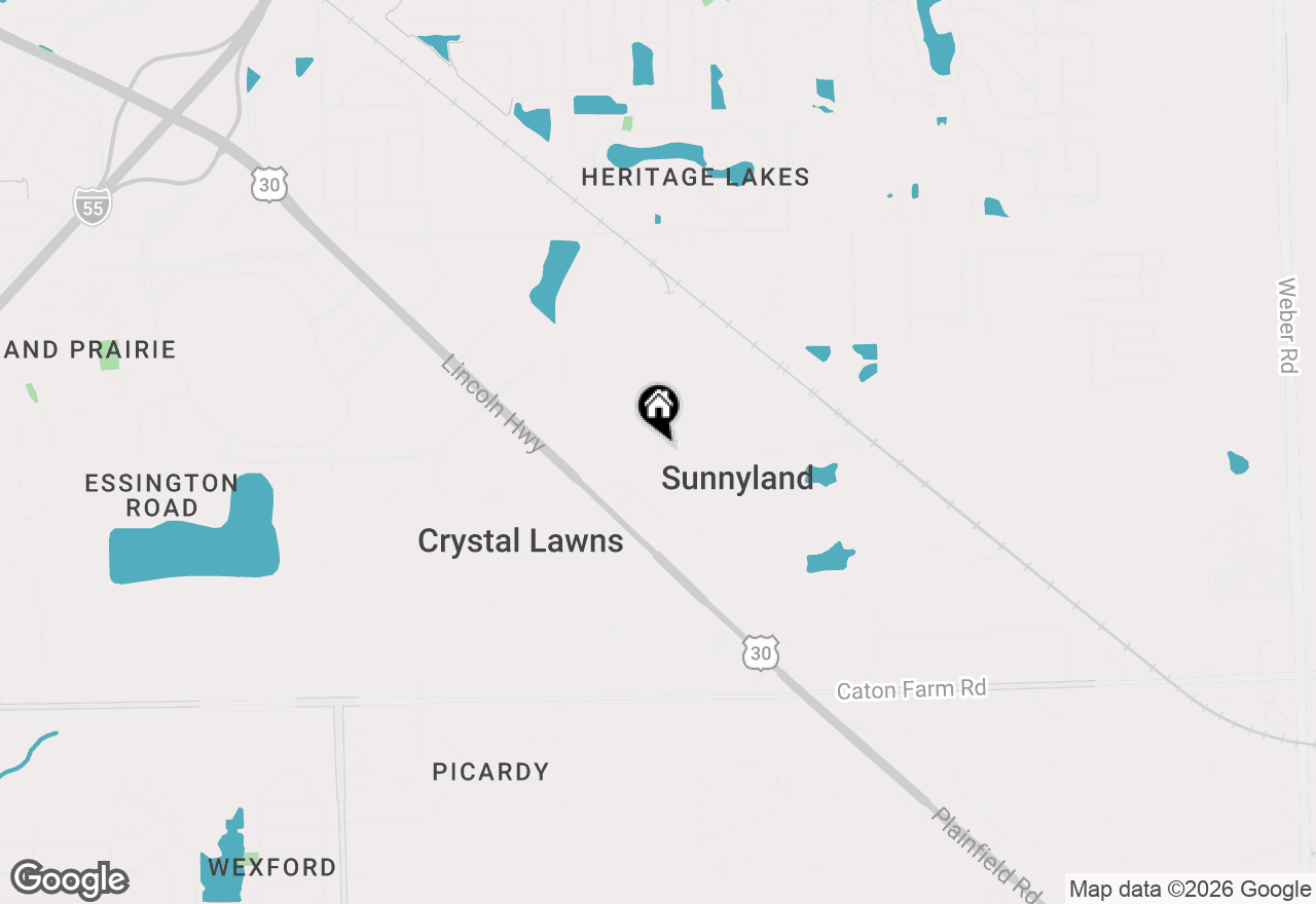 Map of 2550 Garden Court, Joliet, IL 60435
