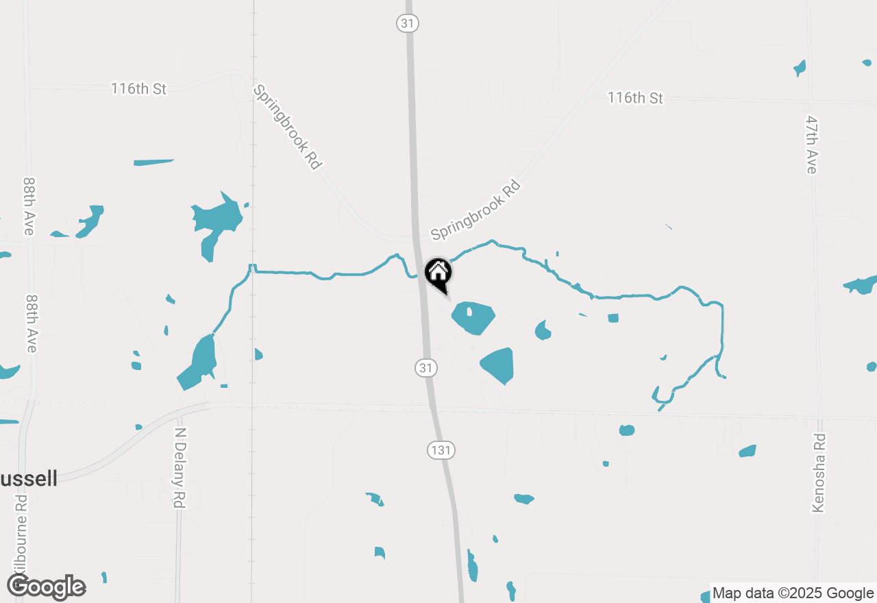 Map of 6640 124th St, Pleasant Prairie, WI 53158