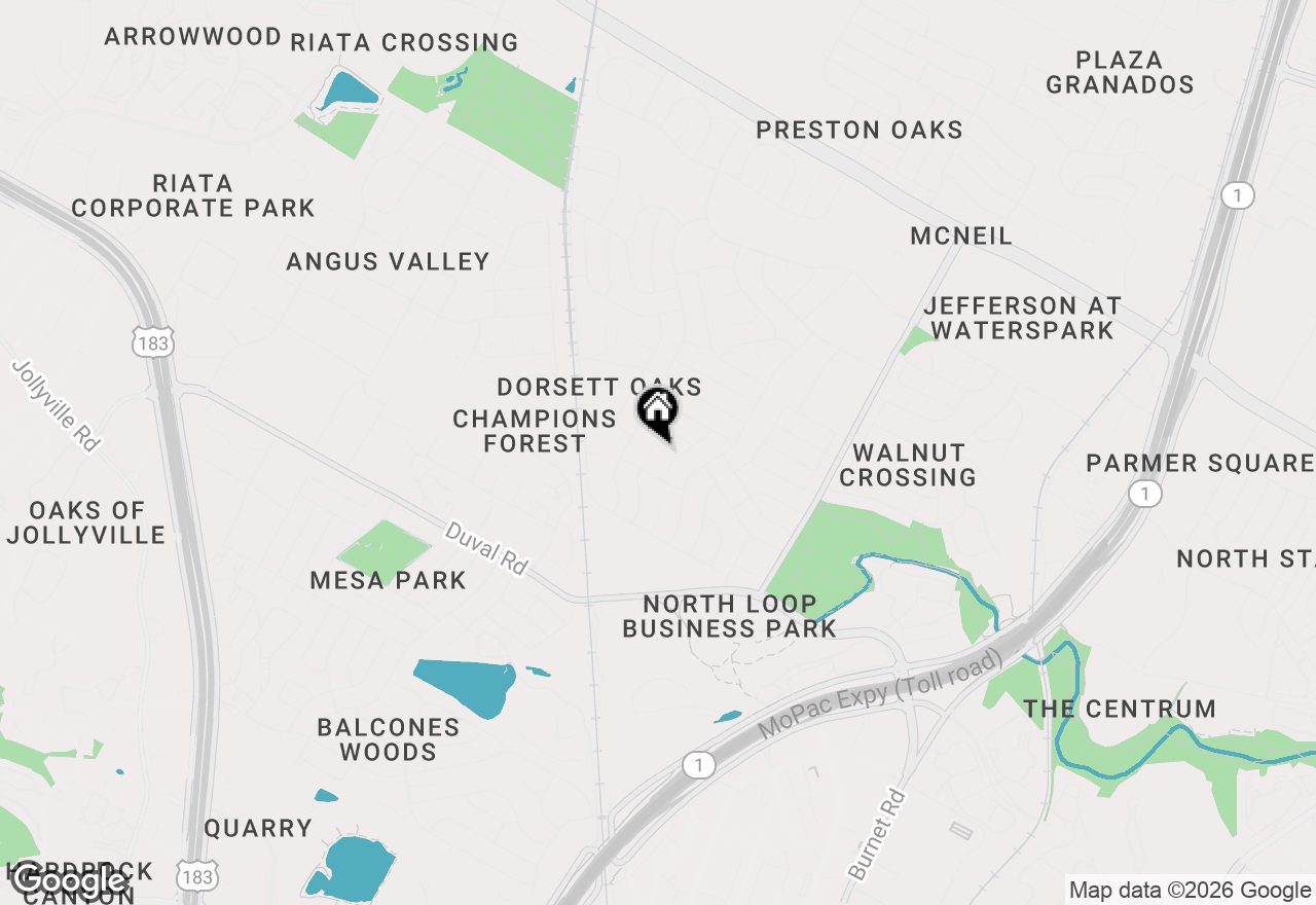 Map of 12101 Carmel Park Ln, Austin, TX 78727