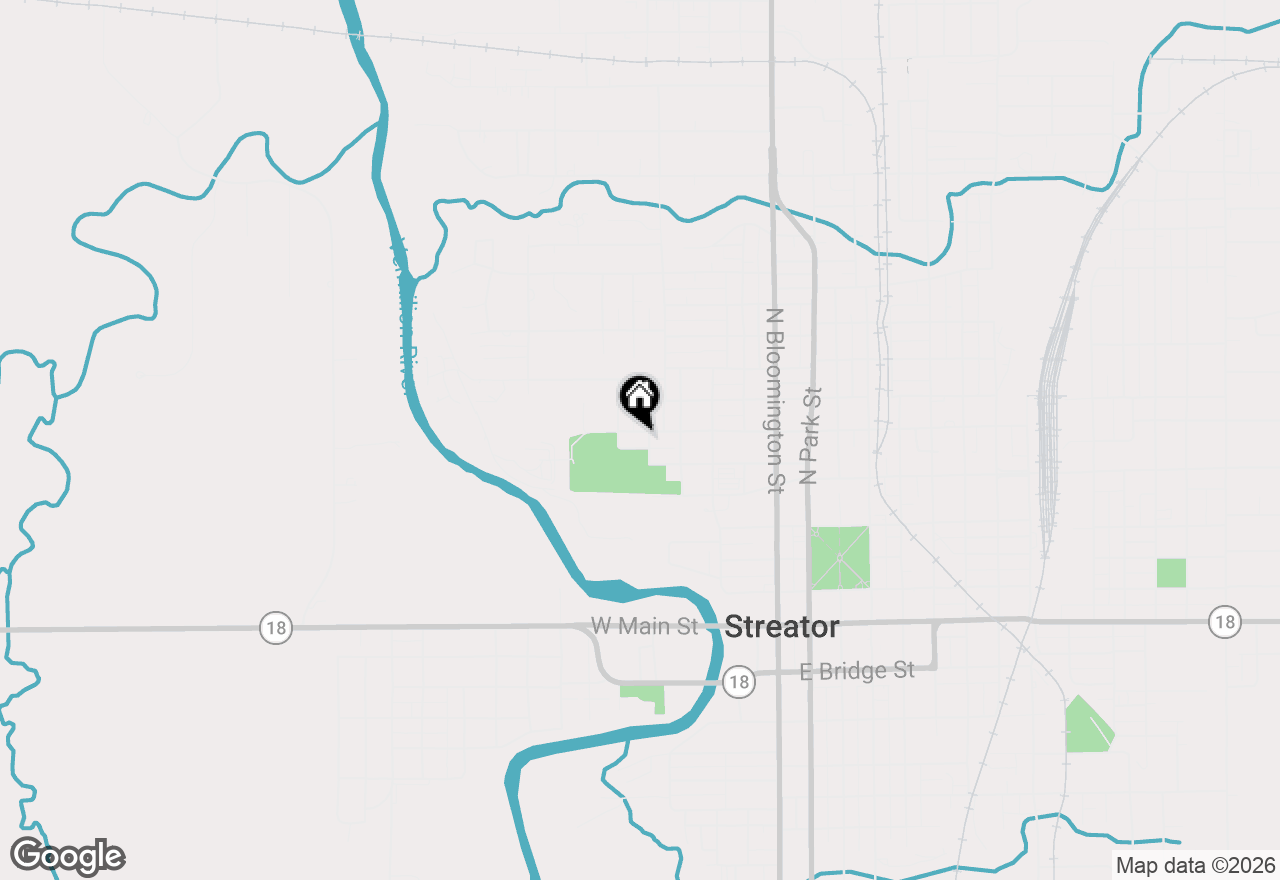 Map of 503 W Morrell Street, Streator, IL 61364