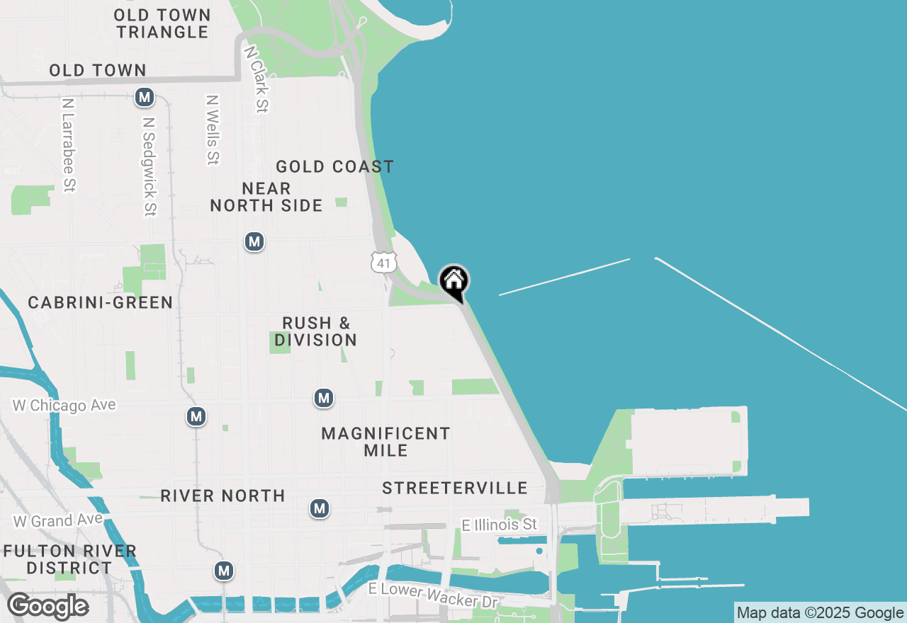 Map of 999 N Lake Shore Drive #2B, Chicago, IL 60611