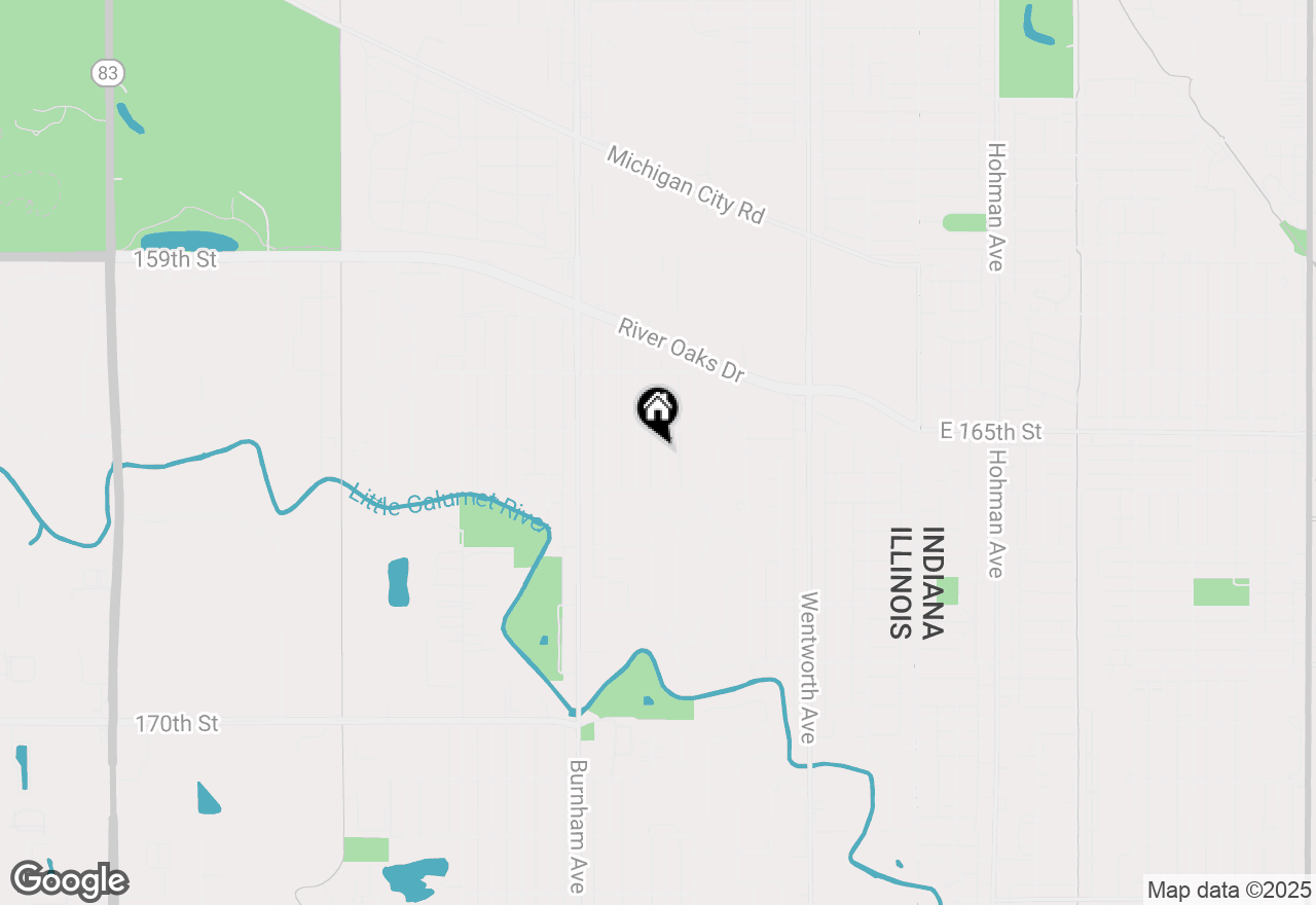 Map of 1366 Gordon Avenue, Calumet City, IL 60409