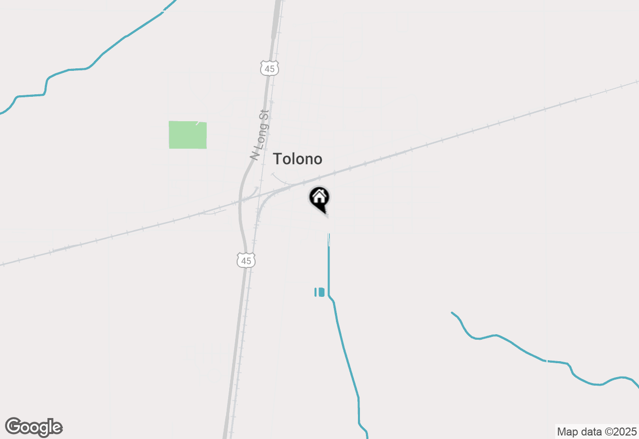 Map of 305 E Marshall Street, Tolono, IL 61880