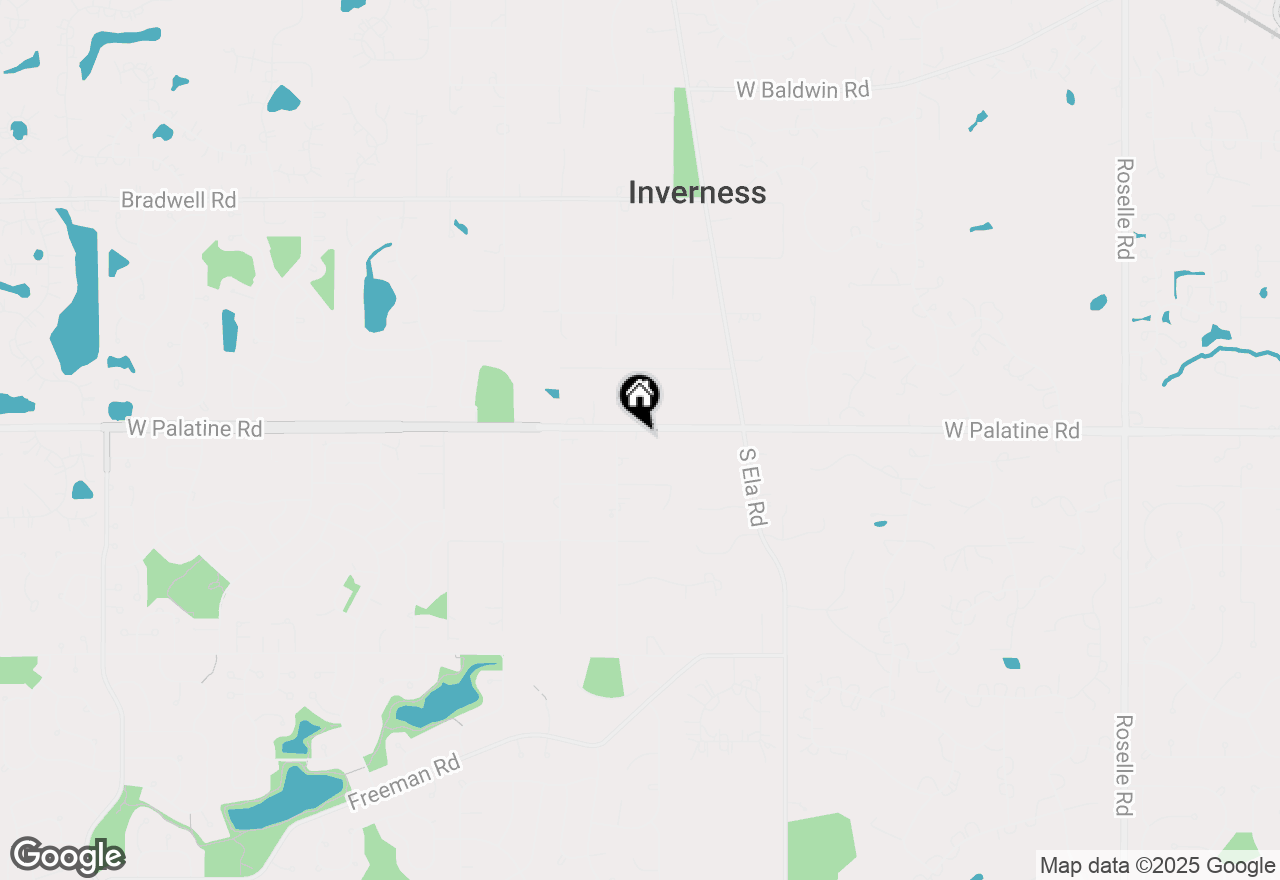 Map of 2217 W Palatine Road, Inverness, IL 60067