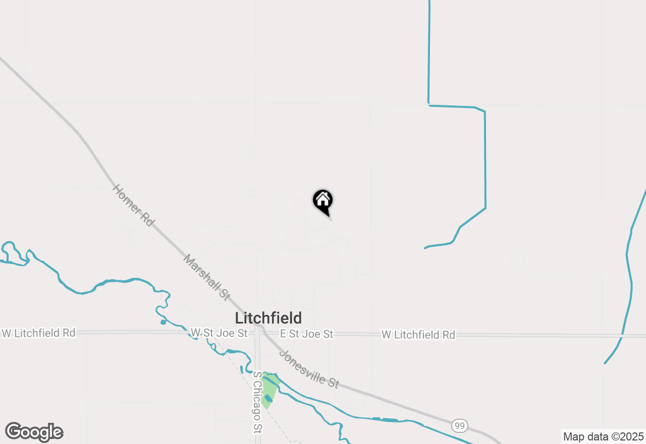 Map of 310 Sycamore Street, Litchfield, MI 49252