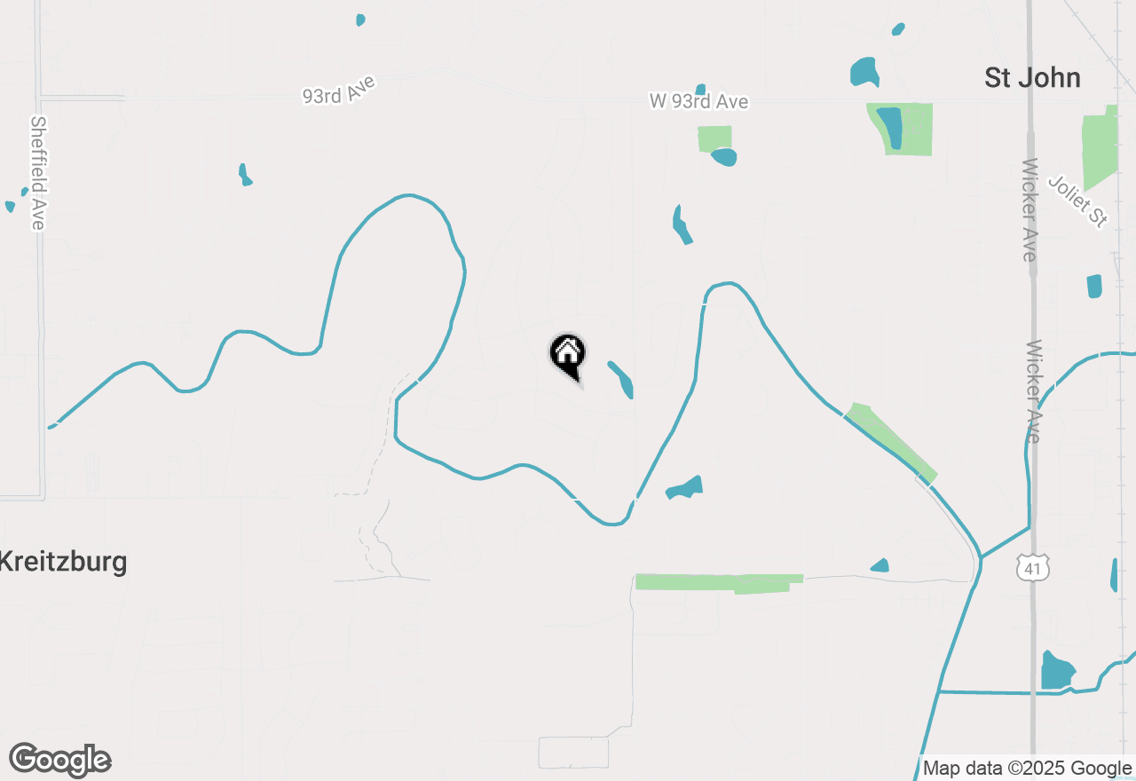 Map of 13100 Waterleaf Drive, St. John, IN 46373
