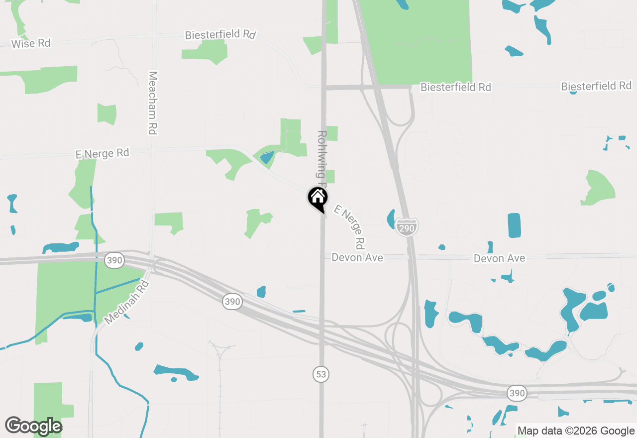 Map of 1465 William Clifford Lane, Elk Grove Village, IL 60007