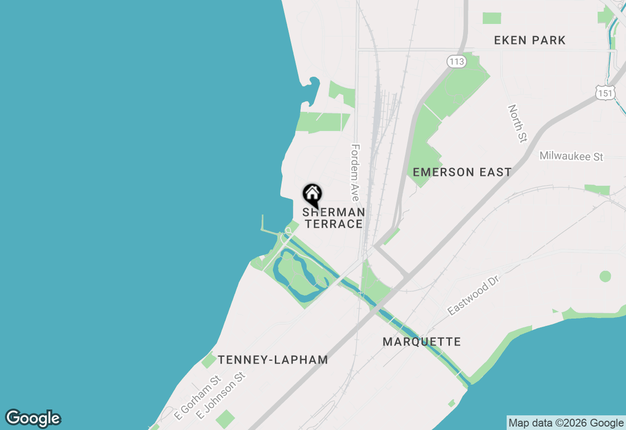 Map of 28 Sherman Terrace #4, Madison, WI 53704