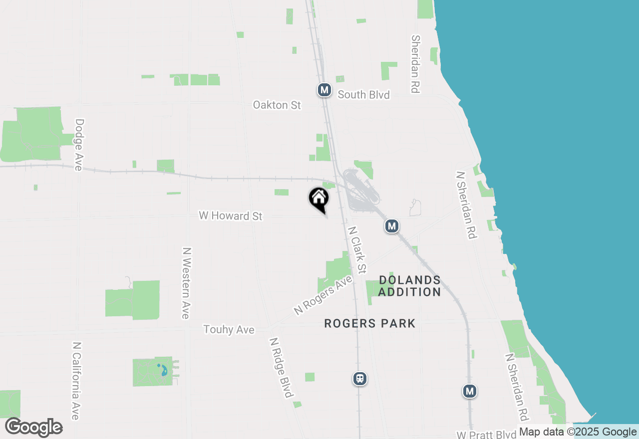 Map of 7545 N Winchester Avenue #201, Chicago, IL 60626