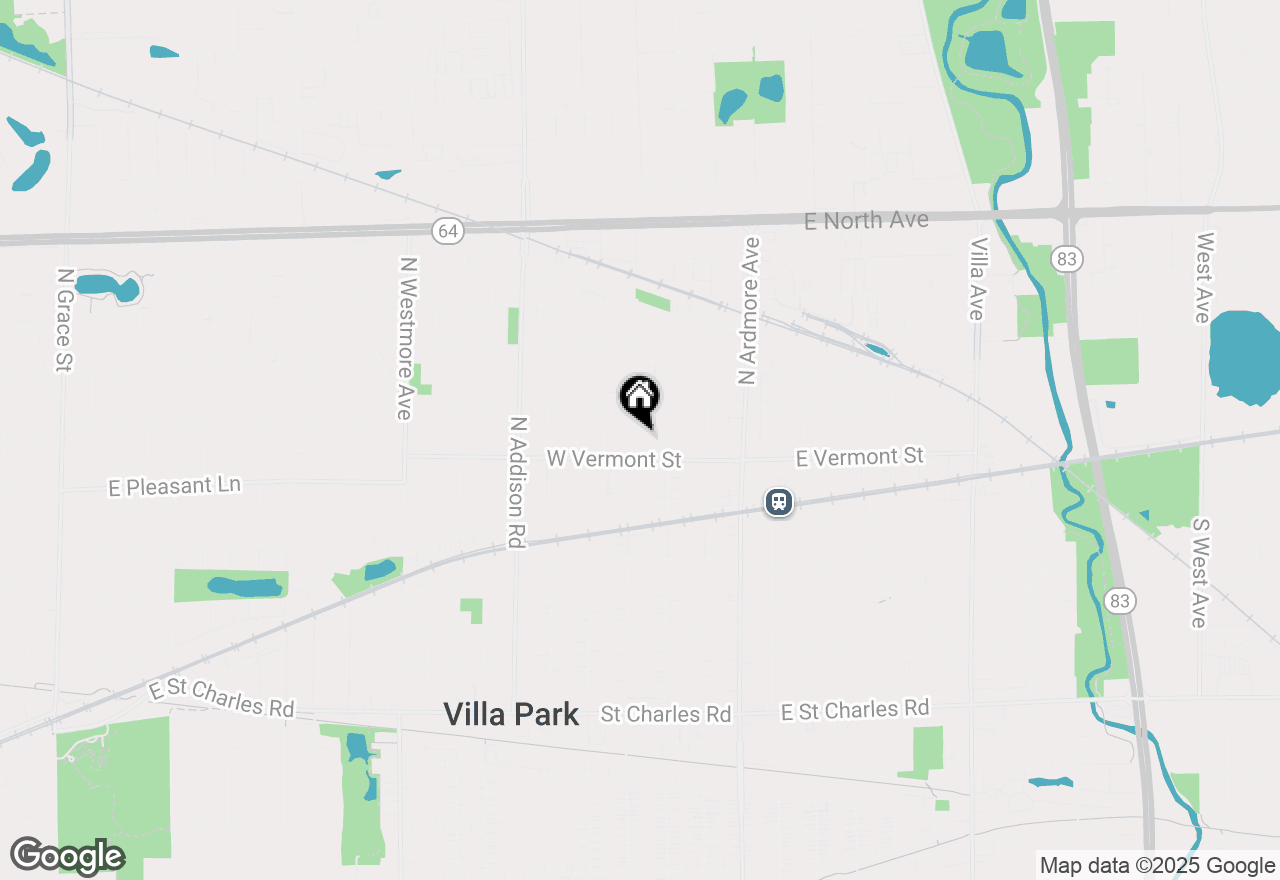 Map of 439 N Harvard Avenue, Villa Park, IL 60181