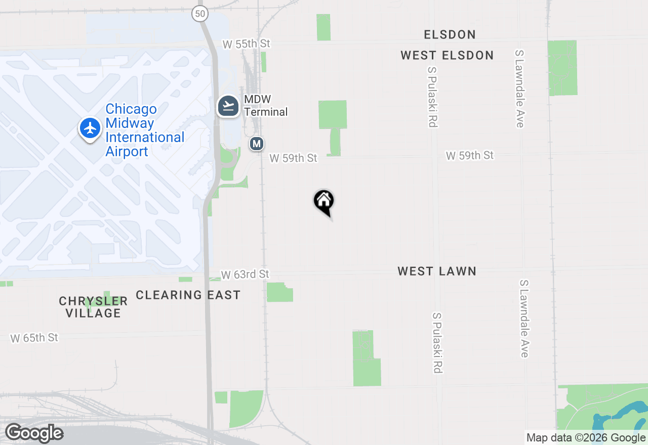 Map of 6113 S Kostner Avenue, Chicago, IL 60629