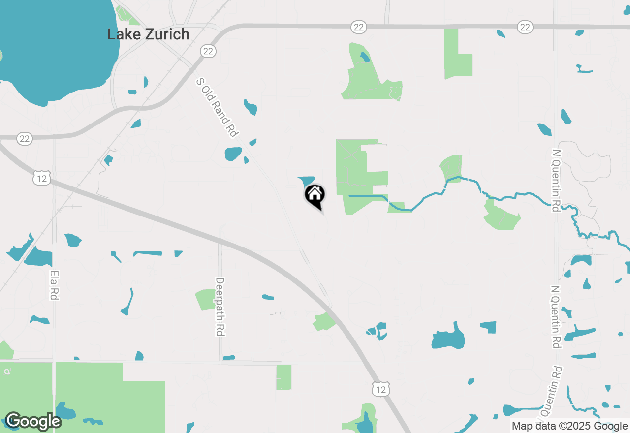 Map of 750 Trailside Drive, Lake Zurich, IL 60047