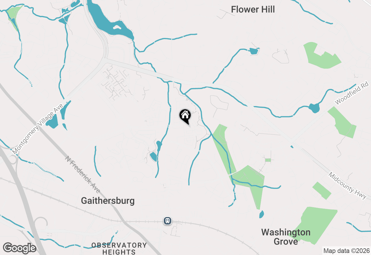 Map of 593 Cedar Spring Street, Gaithersburg, MD 20877
