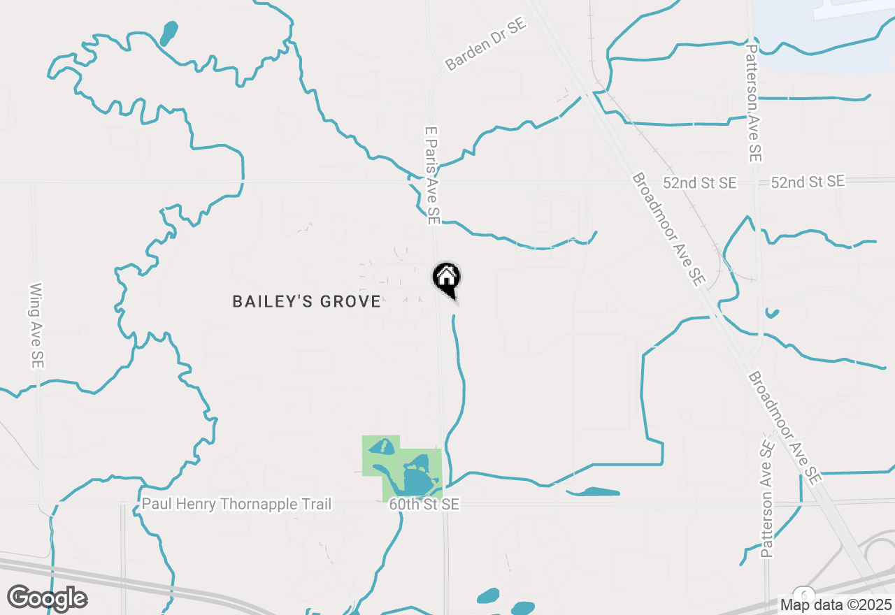 Map of 5514 E Paris Avenue Se, Grand Rapids, MI 49512