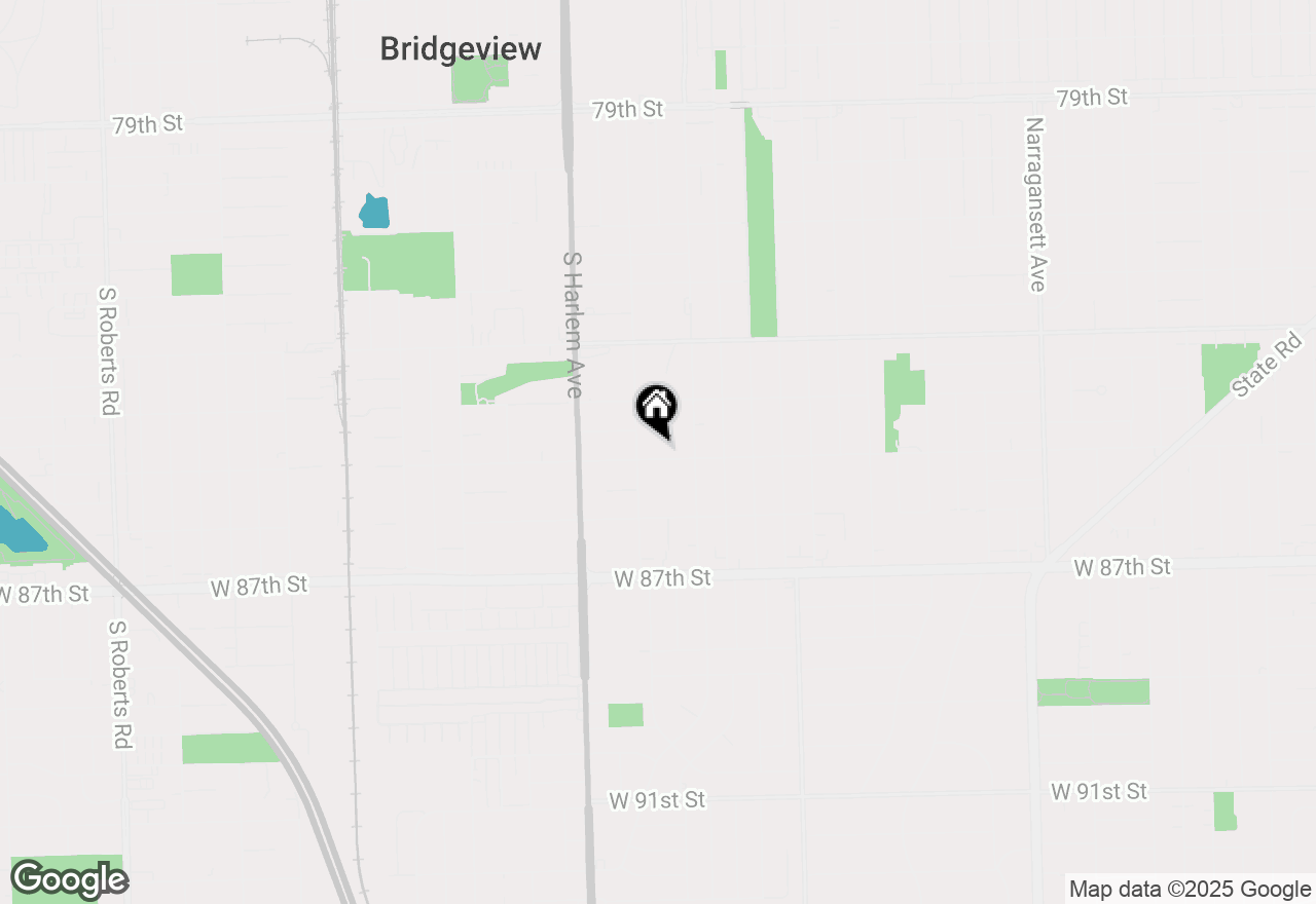 Map of 7044 W 85th Street, Burbank, IL 60459