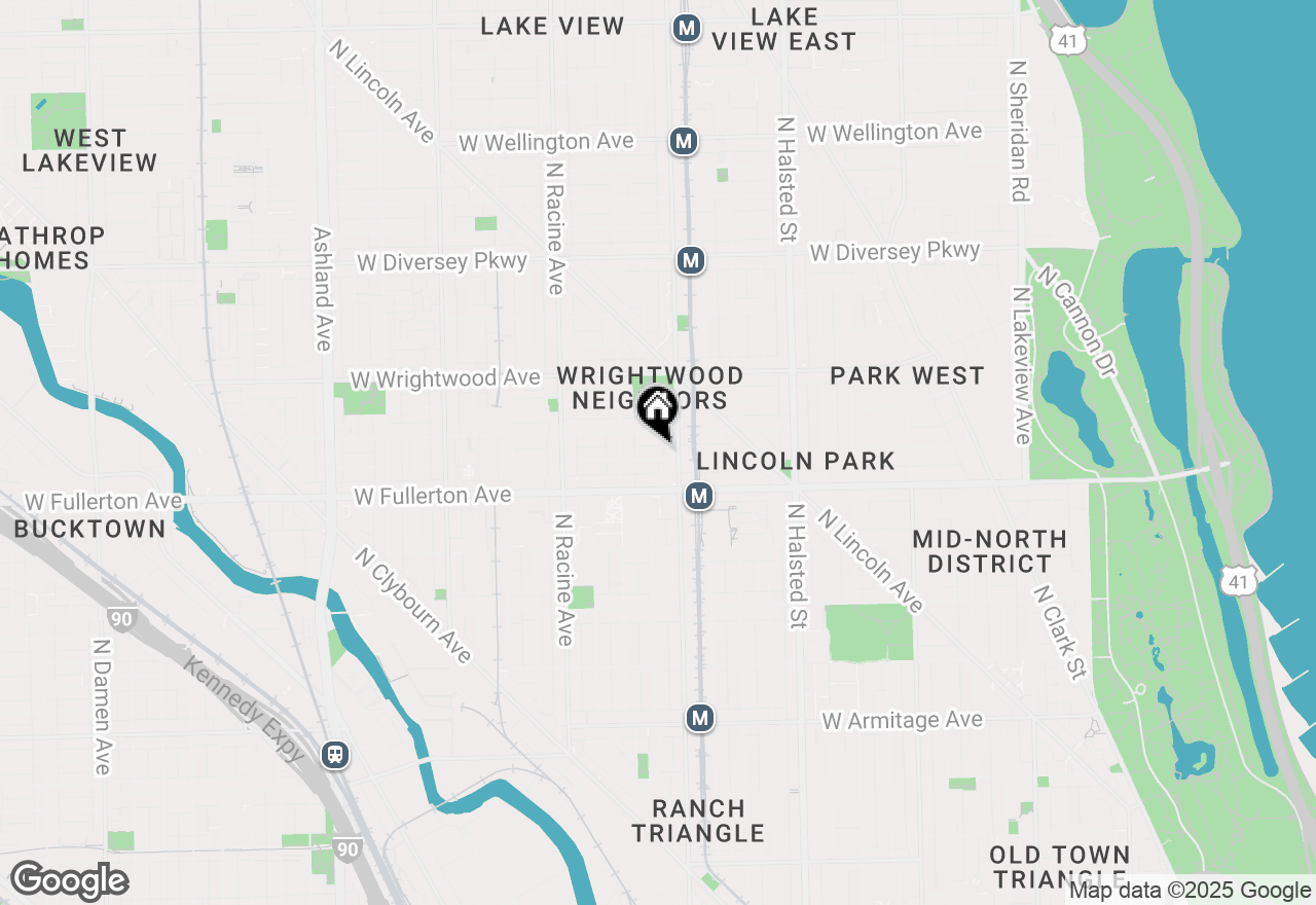 Map of 1020 W Montana Street, Chicago, IL 60614