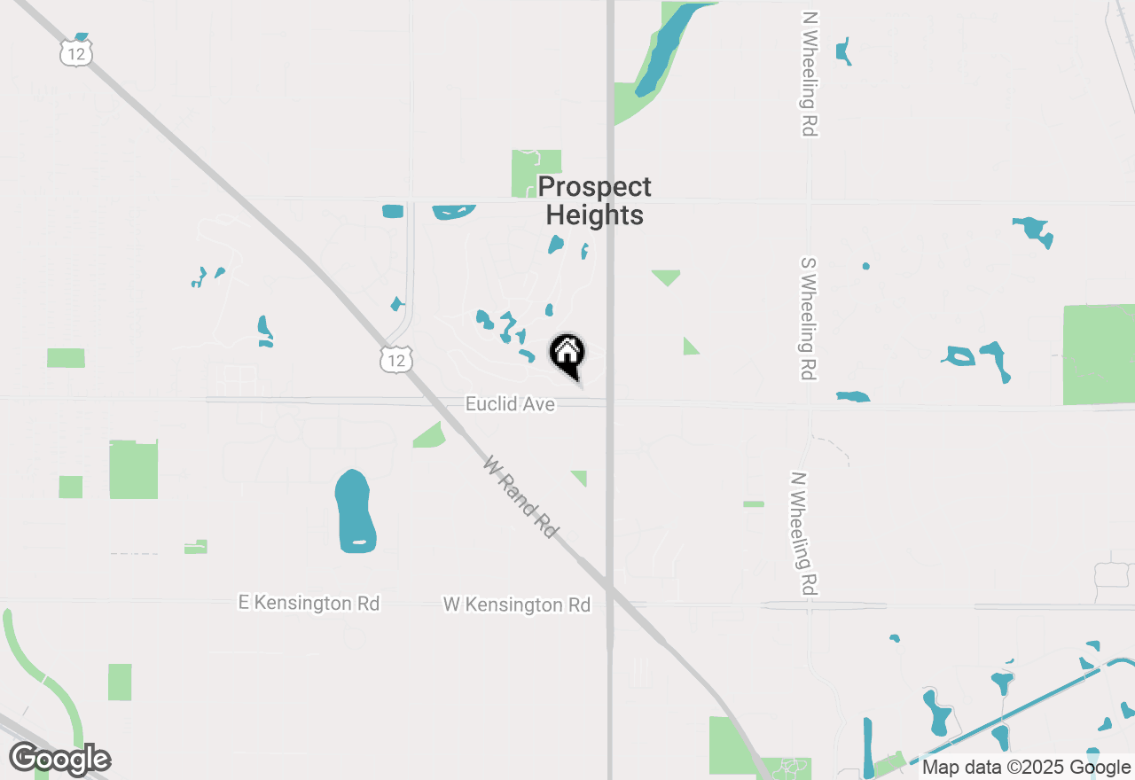 Map of 110 W Wimbolton Drive, Mount Prospect, IL 60056