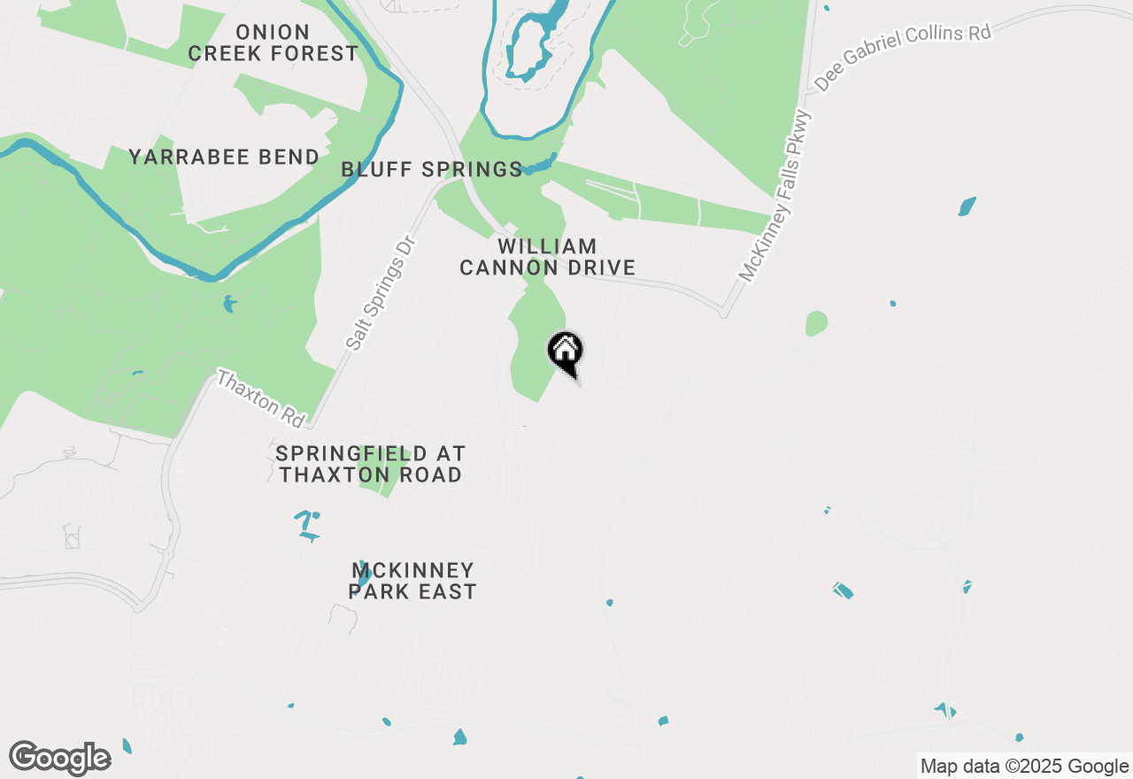Map of 7909 Springfield Dr, Austin, TX 78744