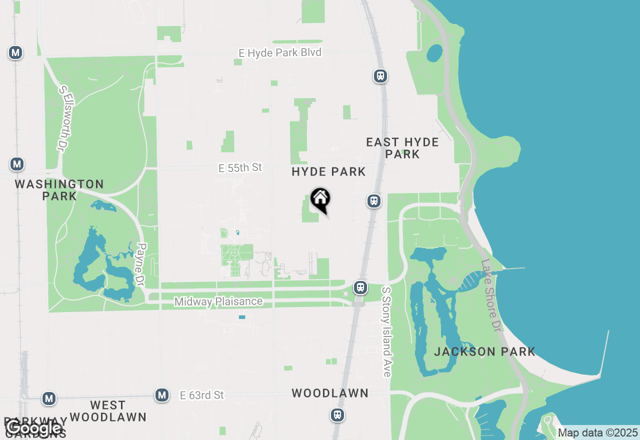 Map of 1366 E 57th Street #2, Chicago, IL 60637