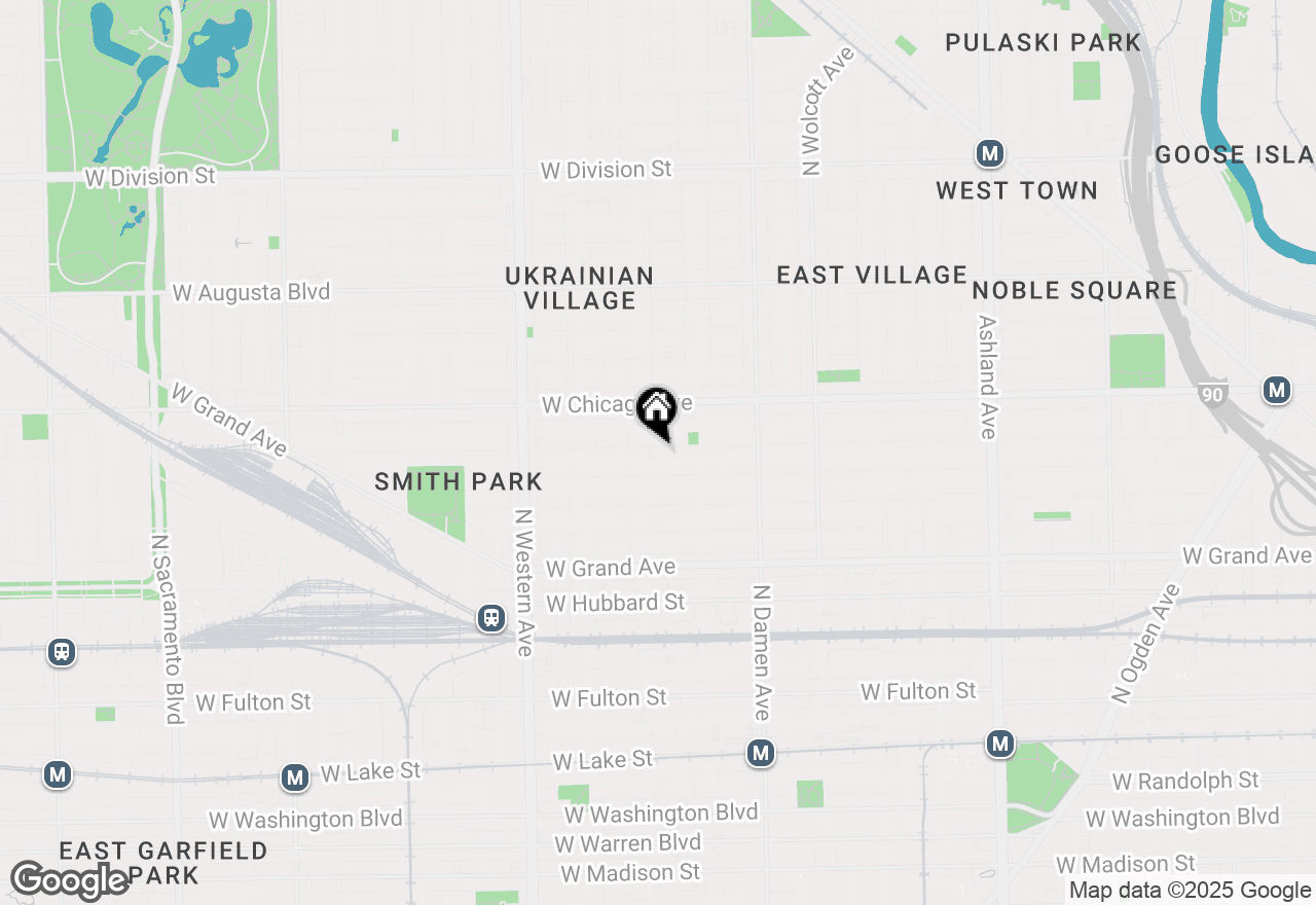 Map of 2144 W Huron Street, Chicago, IL 60612