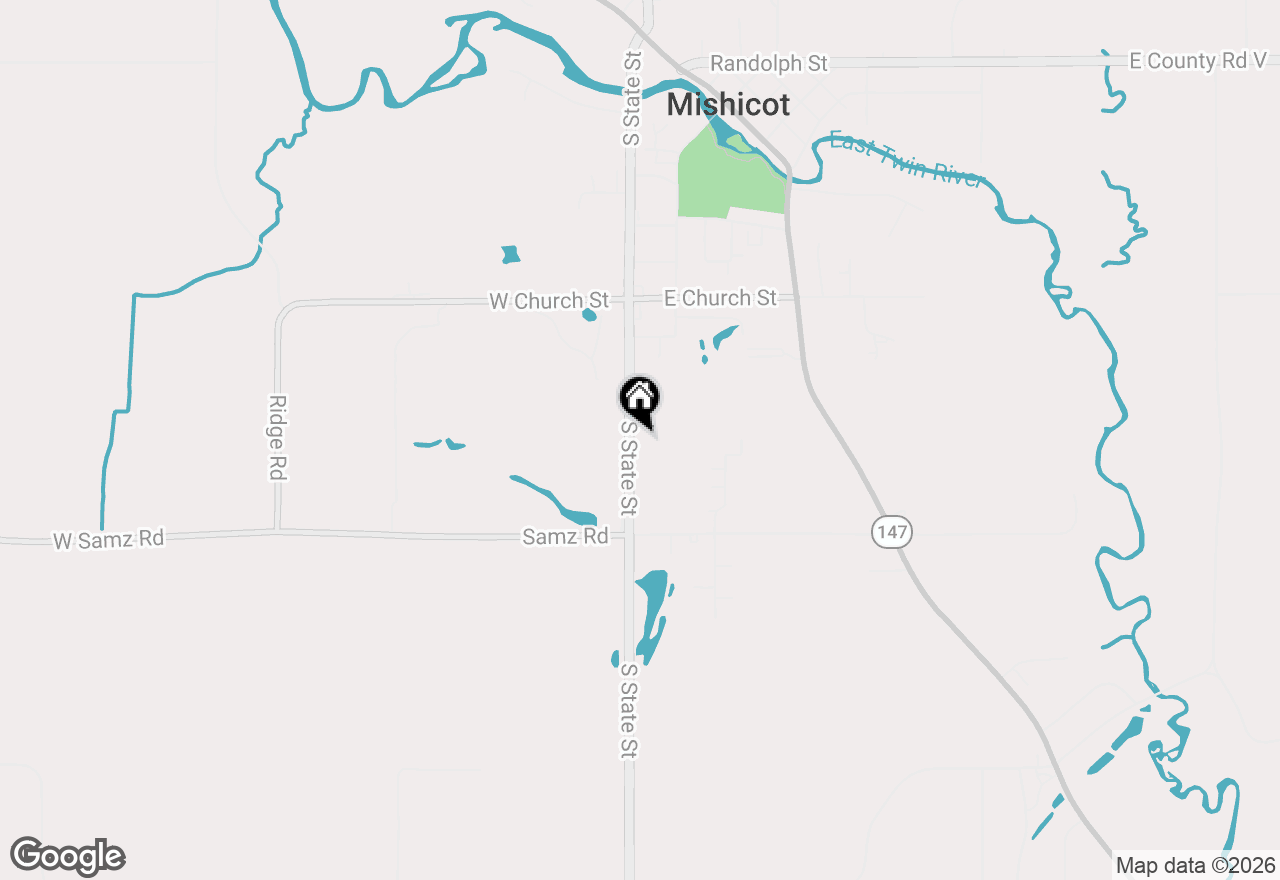 Map of 726 S State St, Mishicot, WI 54228