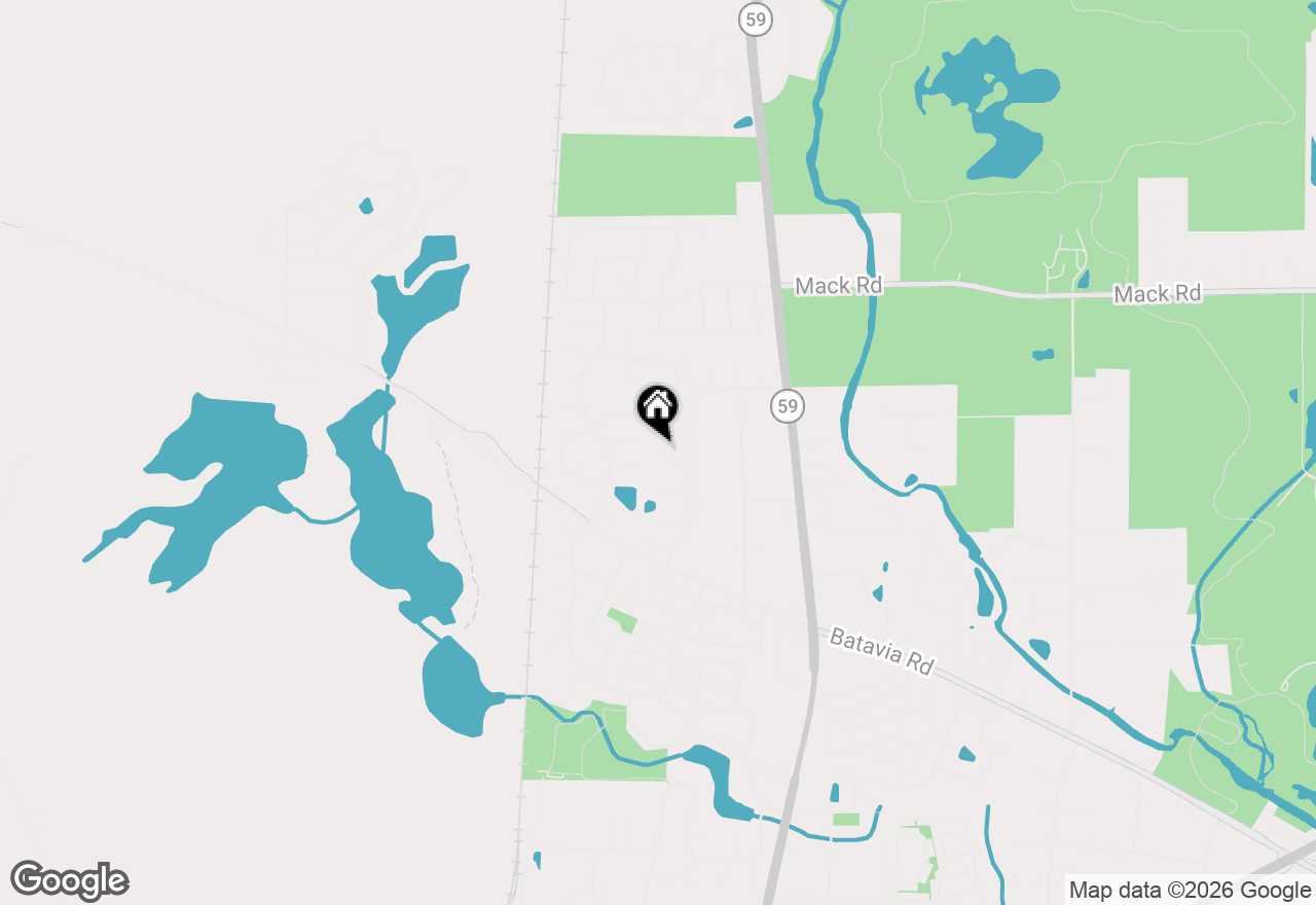 Map of 30W110 Avondale Court, Warrenville, IL 60555