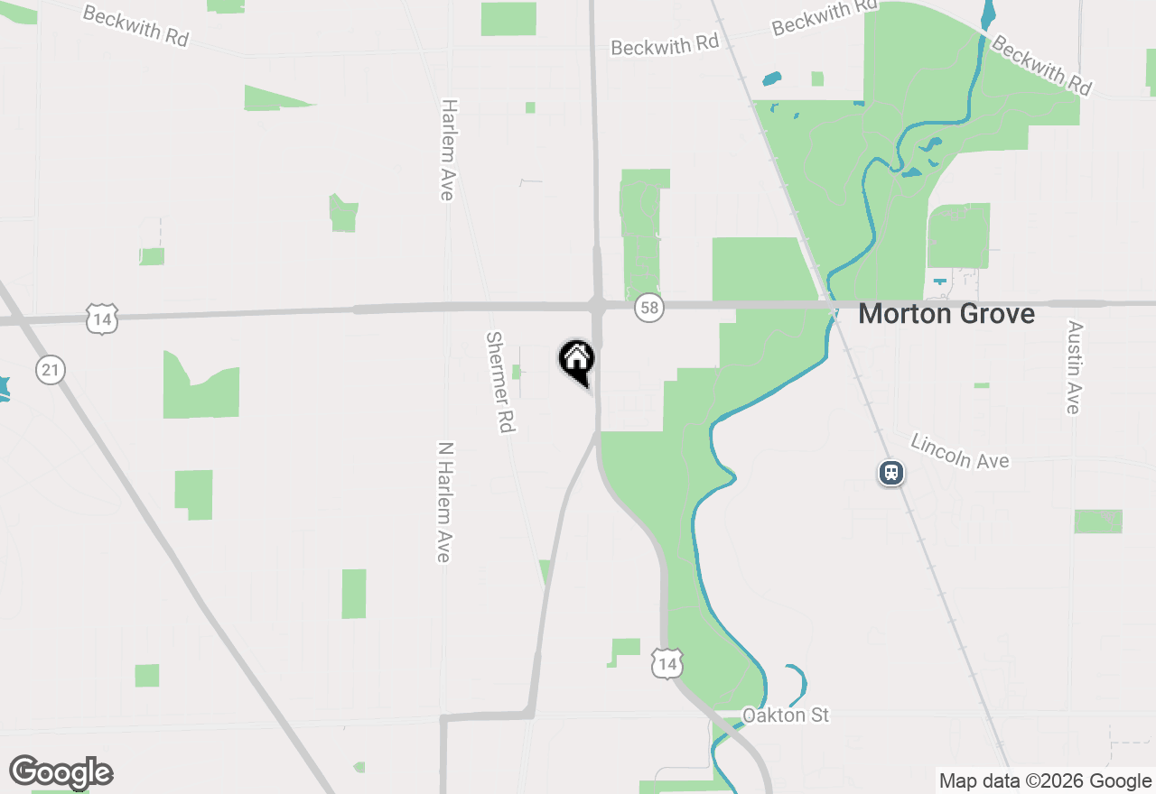 Map of 8610 Waukegan Road #302, Morton Grove, IL 60053