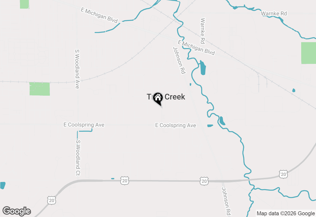 Map of 306 Martin Drive, Trail Creek, IN 46360