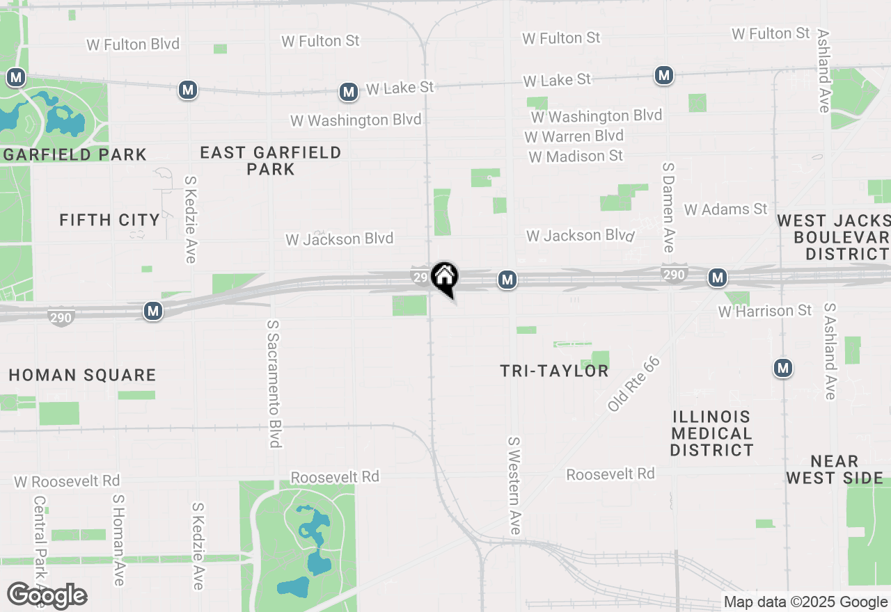 Map of 519 S Maplewood Avenue #3N, Chicago, IL 60612