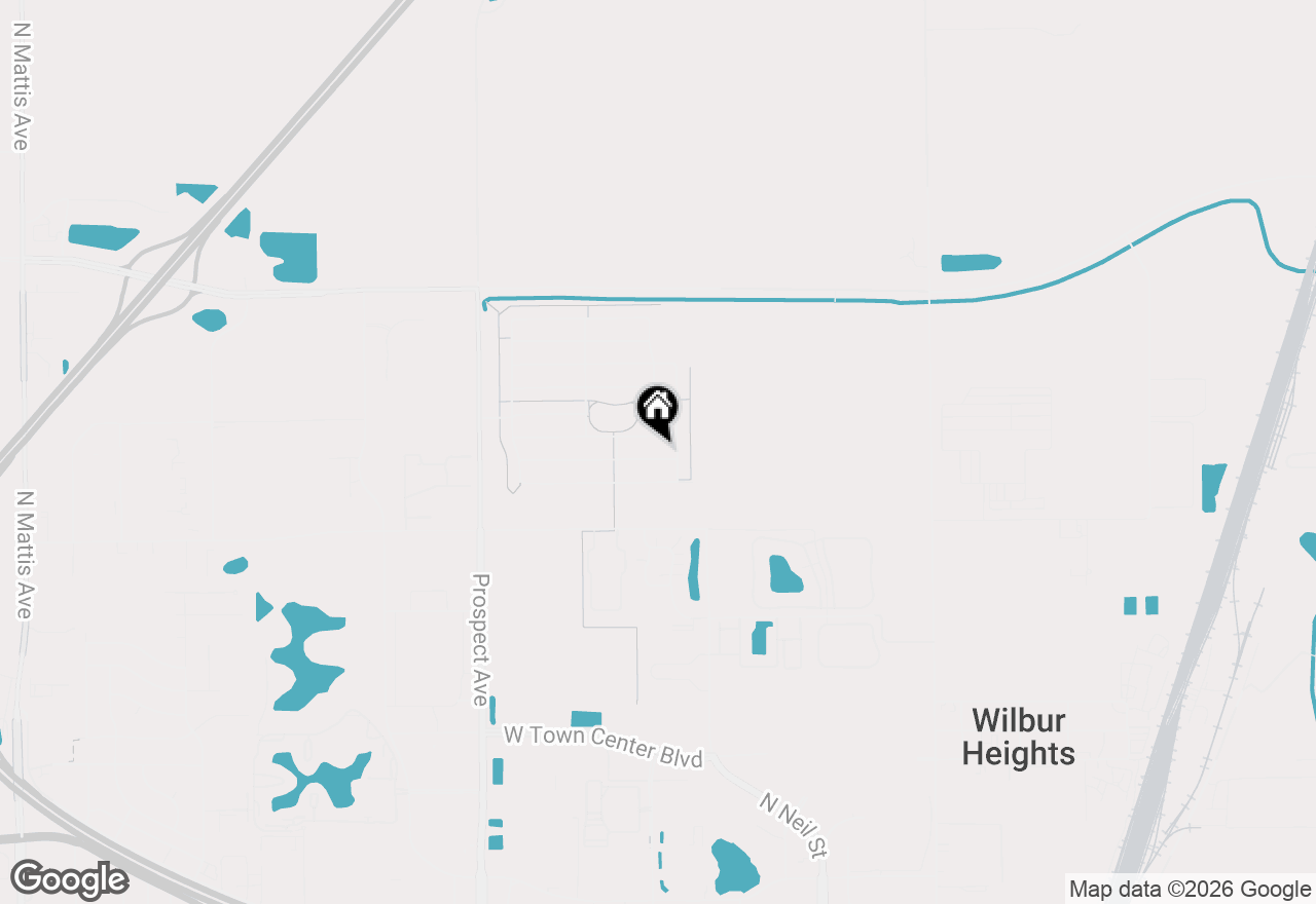 Map of 308 Corey Lane, Champaign, IL 61822