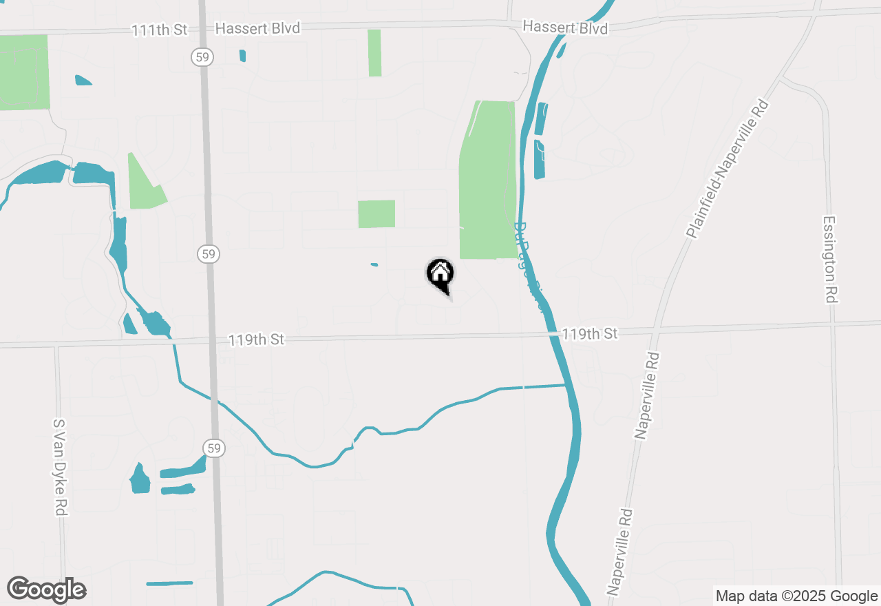 Map of 5924 Hawkweed Drive, Naperville, IL 60564